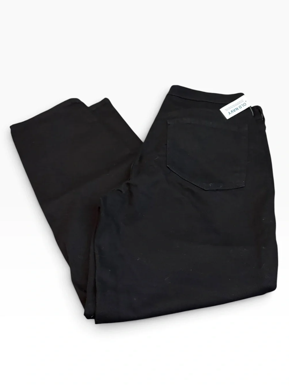 OLD NAVY black OG straight jean nwt